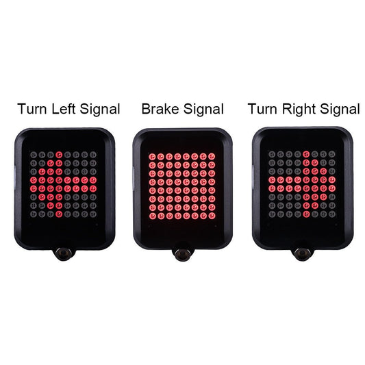 Automatic Direction Indicator Light Infrared Laser - Black