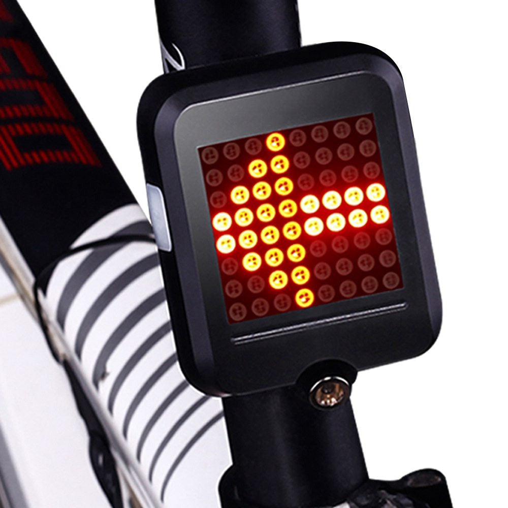 Automatic Direction Indicator Light Infrared Laser - Black