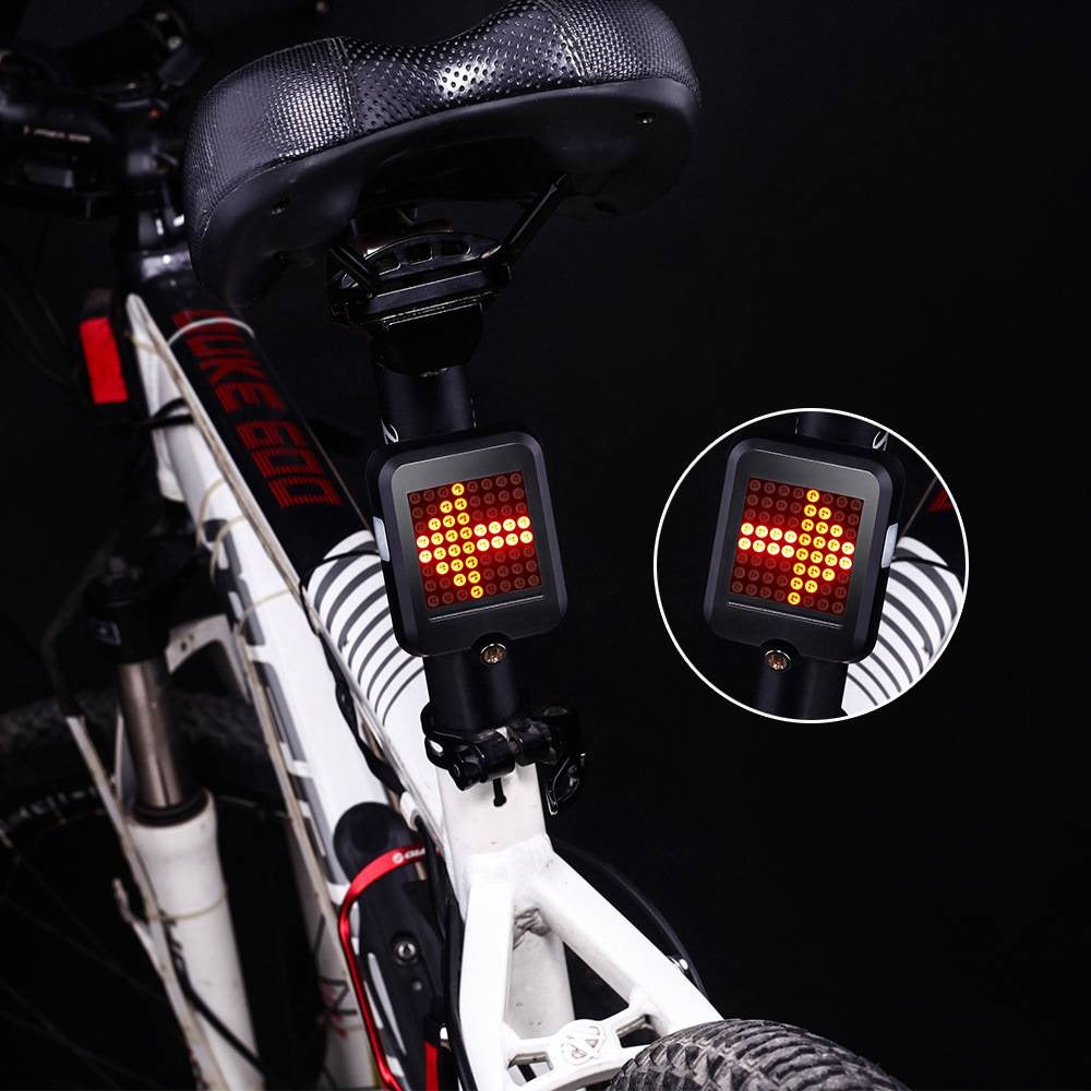 Automatic Direction Indicator Light Infrared Laser - Black