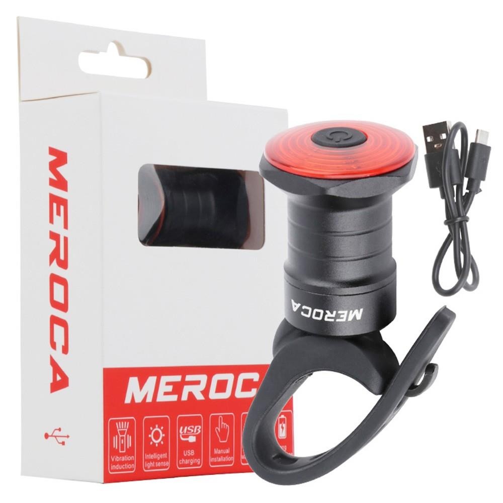 Smart Bike Tail Light Brake Sensing Bicycle Rear Flashlight