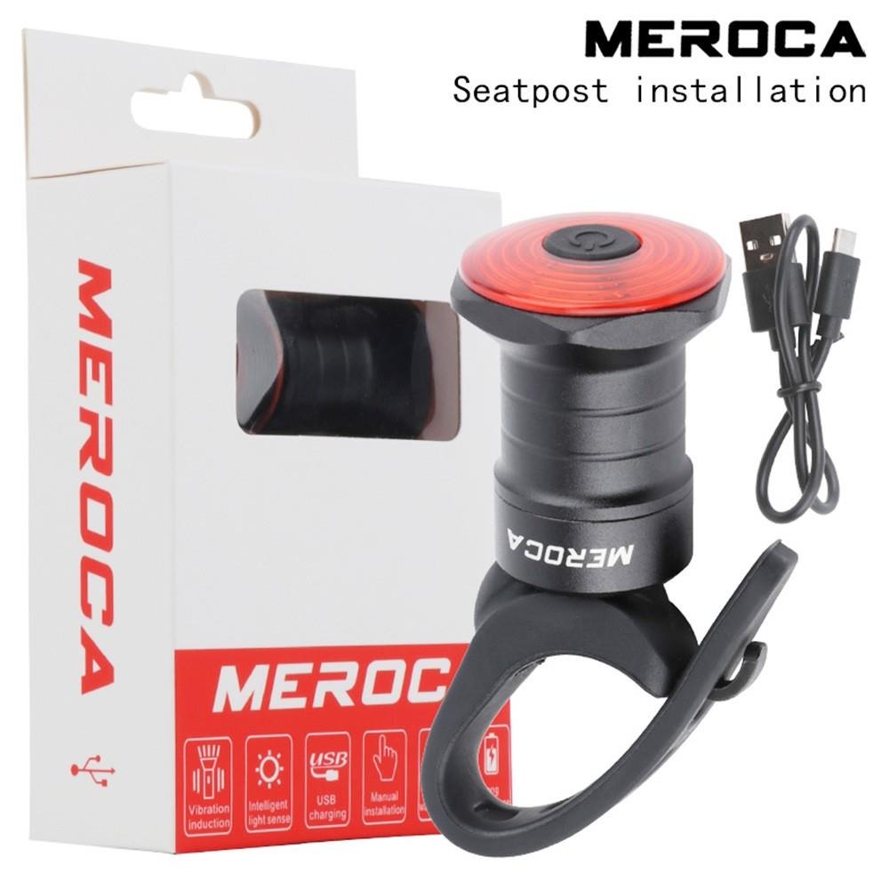 Smart Bike Tail Light Brake Sensing Bicycle Rear Flashlight
